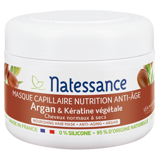 boho cosmetics Masque capillaire Argan et Kératine végétale - Natessance