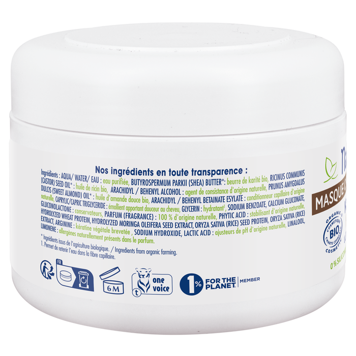 Boho Cosmetics Masque Capillaire Ultra-nourrissant Karité Bio & Kératine Végétale