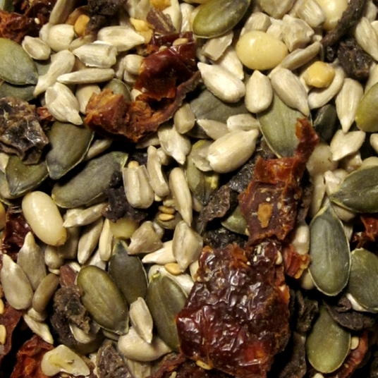 boho cosmetics Mélange de graines amandes olives et tomates séchées - Jardin BiO Vrac