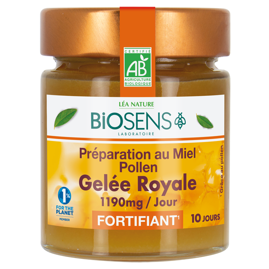 boho cosmetics Miel Pollen Gelée royale Fortifiant - Biosens