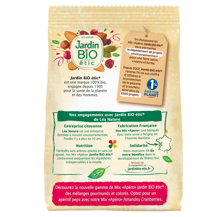 Boho Cosmetics Mix'Apéro Amandes Cranberries - Jardin BiO étic