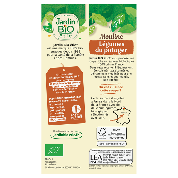 Boho Cosmetics Mouliné Légumes Du Potager - Jardin BiO étic