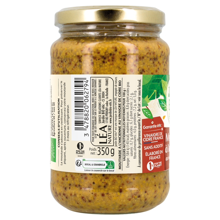 Boho Cosmetics Moutarde à L'ancienne Au Vinaigre De Cidre - Jardin Bio Étic