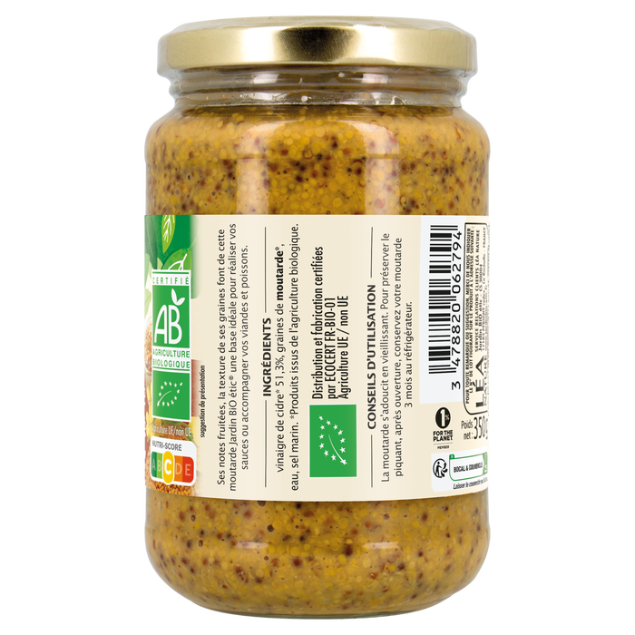 Boho Cosmetics Moutarde à L'ancienne Au Vinaigre De Cidre - Jardin Bio Étic