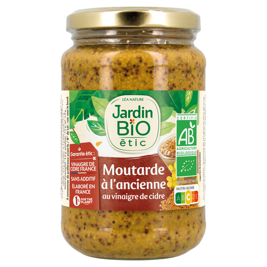 boho cosmetics Moutarde à l'ancienne au vinaigre de cidre - Jardin Bio Étic