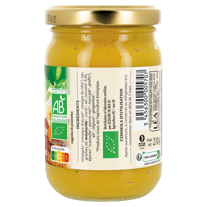 Boho Cosmetics Moutarde Douce Au Curcuma Bio - Jardin Bio Étic