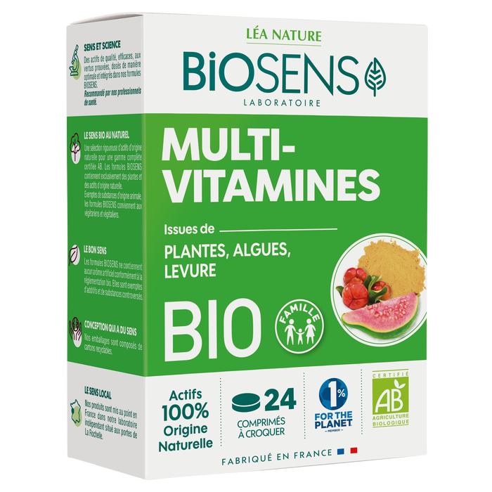 Boho Cosmetics Multi-Vitamines De Plantes Algues Levure- Biosens