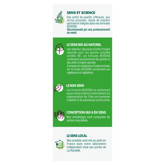 Boho Cosmetics Multi-Vitamines De Plantes Algues Levure- Biosens