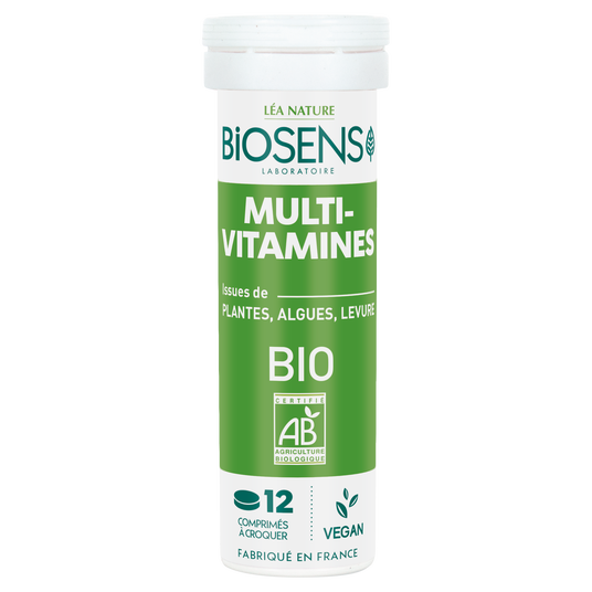 boho cosmetics Multi-Vitamines de Plantes Algues Levure- Biosens