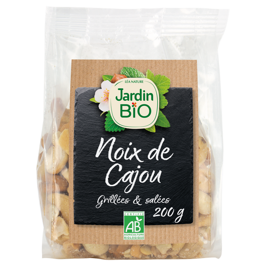 boho cosmetics Noix de cajou grillées salées - bio - Jardin BiO étic