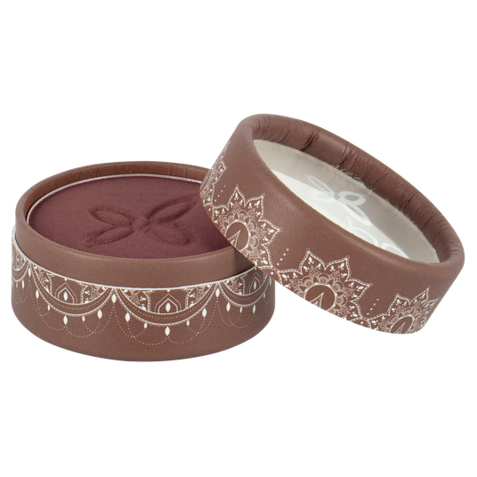 boho cosmetics Ombre à paupières bio nacrée Bordeaux Boho Green Make-Up