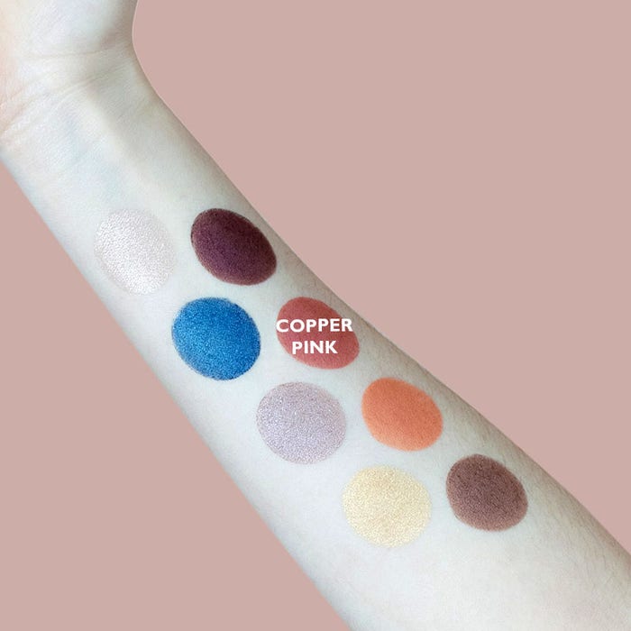 Boho Cosmetics Ombre à Paupières Bio Nacrée Copper Pink Boho Green Make-Up