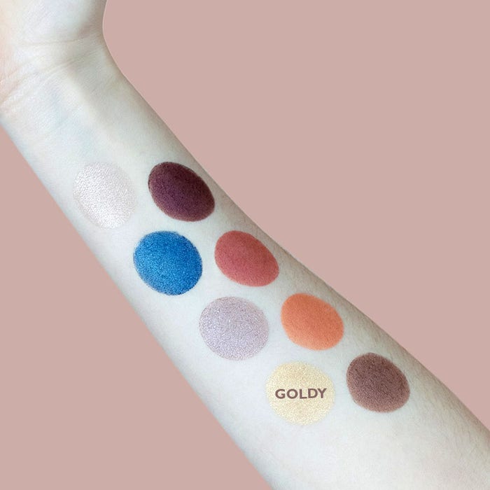 Boho Cosmetics Ombre à Paupières Bio Nacrée Goldy Boho Green Make-Up