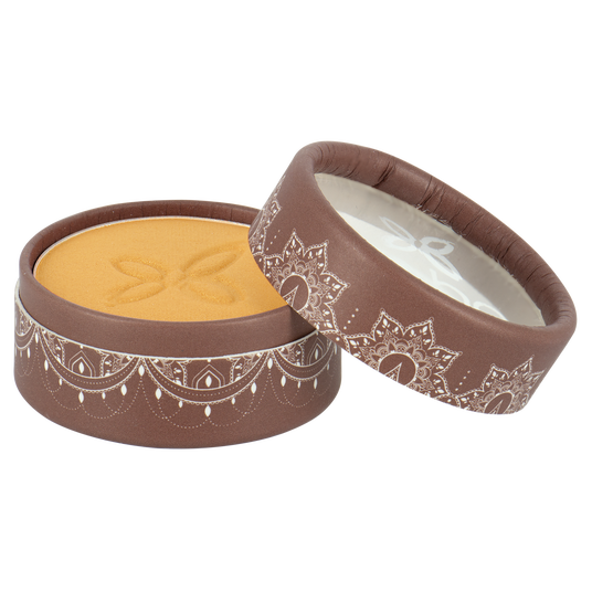 boho cosmetics Ombre à paupières bio nacrée Goldy Boho Green Make-Up