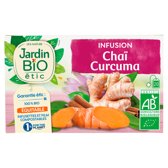 boho cosmetics Original tea Chaï curcuma - Jardin Bio Étic