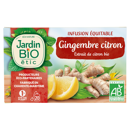 boho cosmetics Original Tea Gingembre et Citron - Jardin Bio Étic
