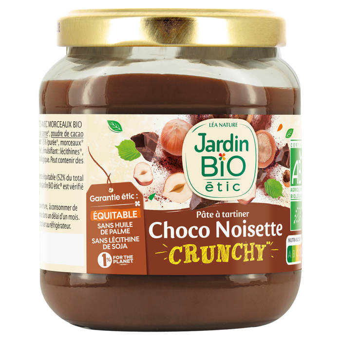 Boho Cosmetics Pâte à Tartiner Chocolat 15% Noisette Crunchy - Jardin Bio Étic