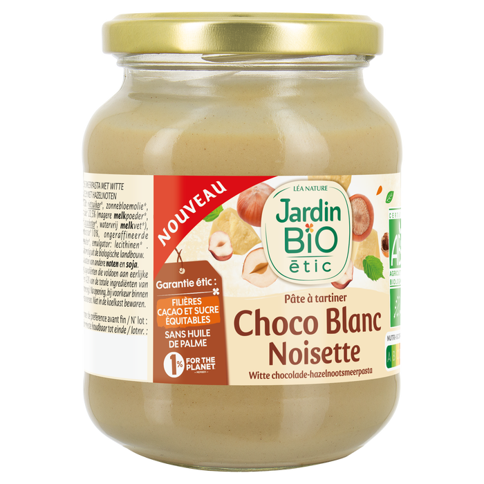 Boho Cosmetics Pâte à Tartiner Chocolat Blanc Noisette - Jardin BiO étic
