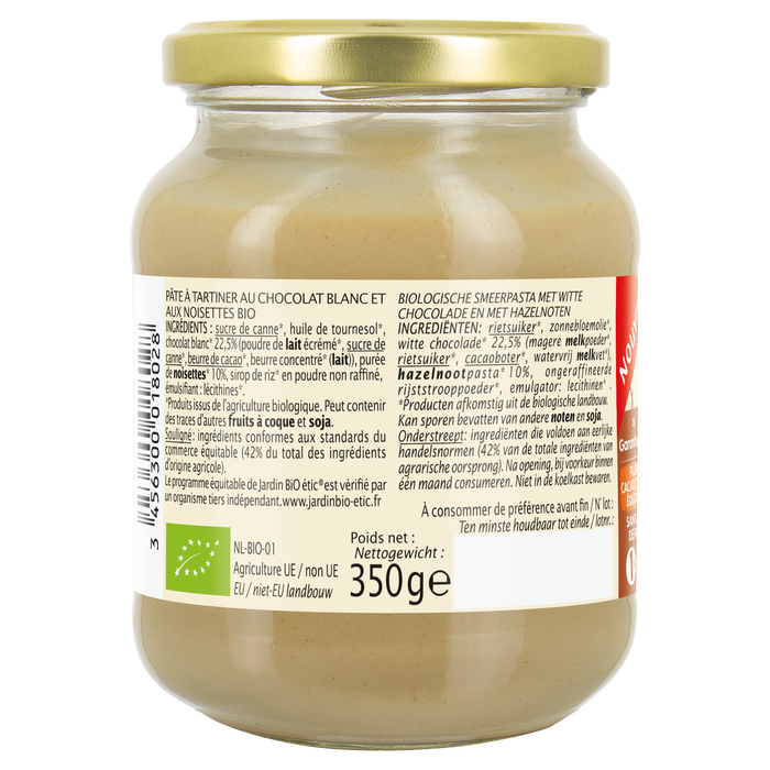 Boho Cosmetics Pâte à Tartiner Chocolat Blanc Noisette - Jardin BiO étic