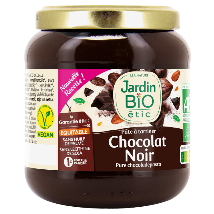 Boho Cosmetics Pâte à Tartiner Chocolat Noir - Jardin Bio Étic