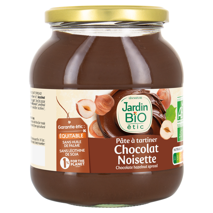 Boho Cosmetics Pâte à Tartiner Chocolat Noisette 750g - Jardin Bio Étic