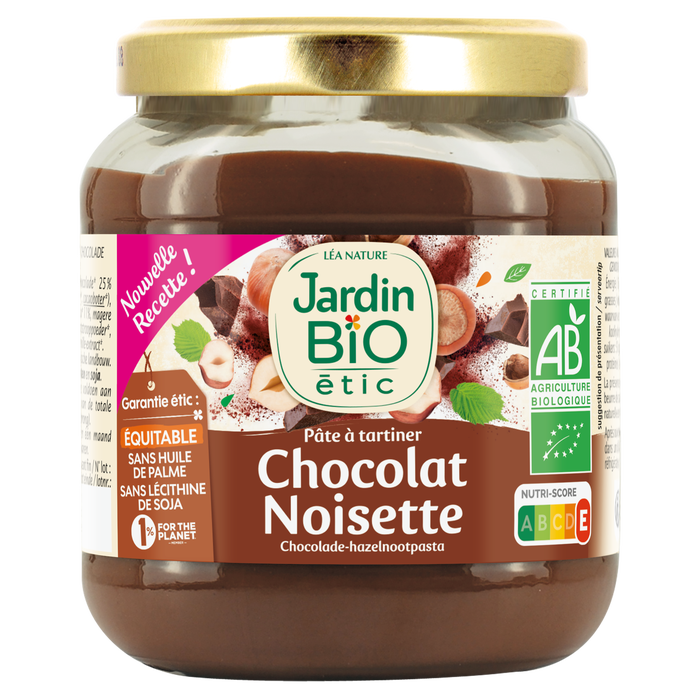 Boho Cosmetics Pâte à Tartiner Chocolat Noisette Bio - Jardin Bio Étic