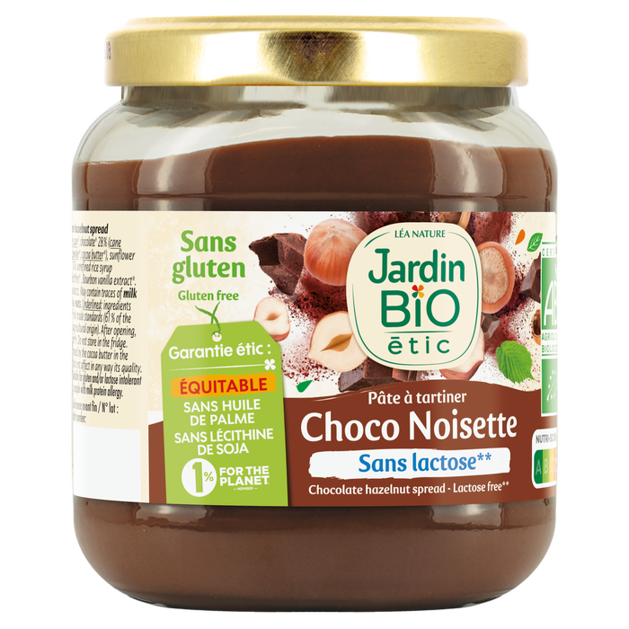 Boho Cosmetics Pâte à Tartiner Chocolat Noisette Sans Gluten - Jardin Bio Étic