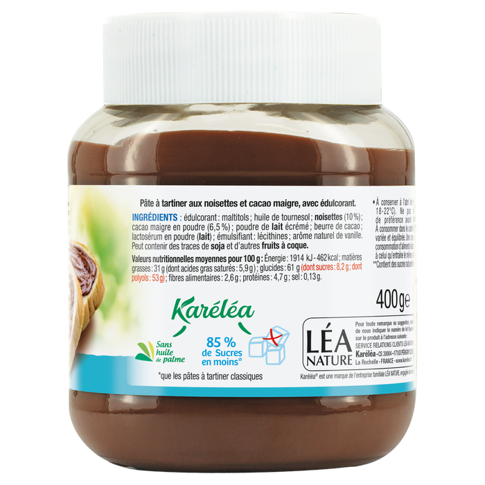 Boho Cosmetics Pâte à Tartiner Noisettes Cacao Sans Sucres Ajoutés & Sans Huile De Palme