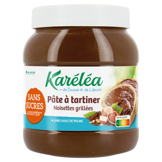 boho cosmetics Pâte à tartiner Noisettes cacao sans sucres ajoutés 750g