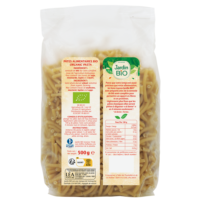 Boho Cosmetics Pâtes Bons Tuyaux Semi Complets Bio - Jardin Bio Étic