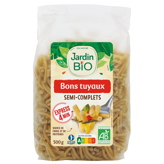 boho cosmetics Pâtes bons tuyaux semi complets bio - Jardin Bio Étic