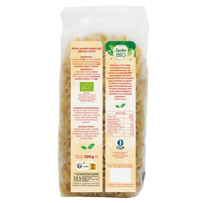 Boho Cosmetics Pâtes Coudes à Coude - Jardin Bio Étic