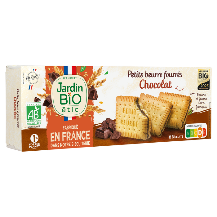 Boho Cosmetics Petits Beurre Fourrés Chocolat - Jardin BiO étic