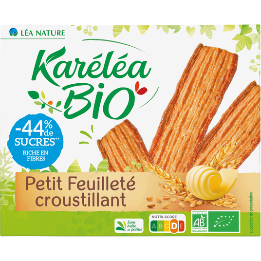 boho cosmetics Petits feuilletés Bio réduits en sucre 100g - Karéléa