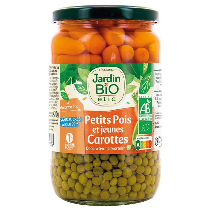 Boho Cosmetics Petits Pois Carottes Bio - Jardin Bio Étic