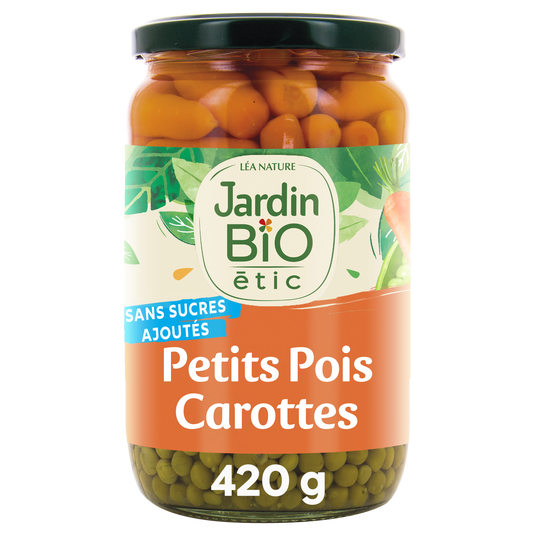 boho cosmetics Petits pois carottes bio - Jardin Bio Étic