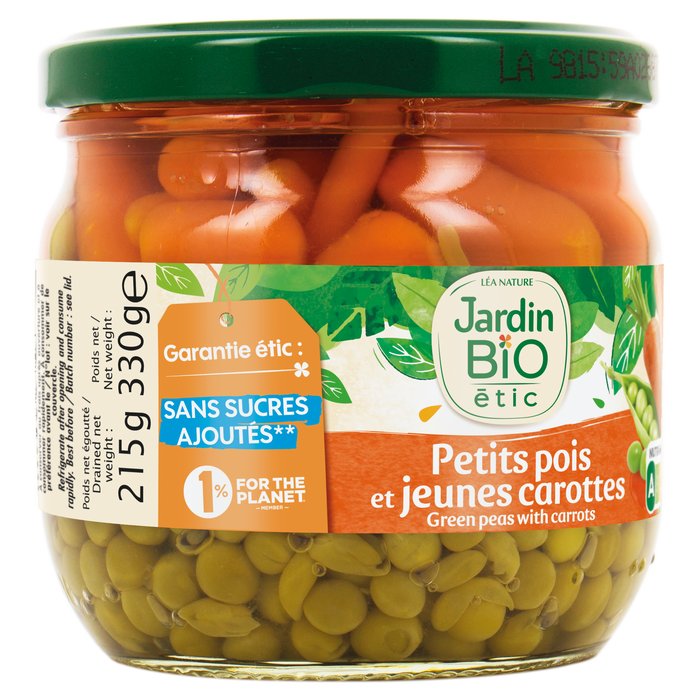 Boho Cosmetics Petits Pois Et Jeunes Carottes Bio - Jardin Bio Étic