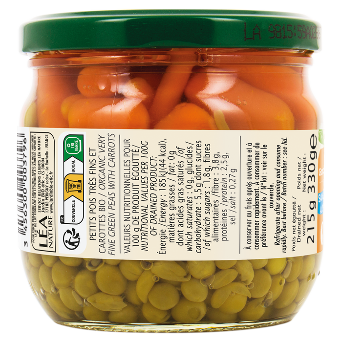 Boho Cosmetics Petits Pois Et Jeunes Carottes Bio - Jardin Bio Étic