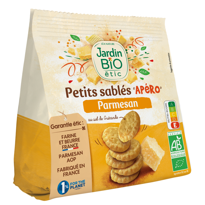 Boho Cosmetics Petits Sablés Apéro Parmesan Bio - Jardin BiO étic