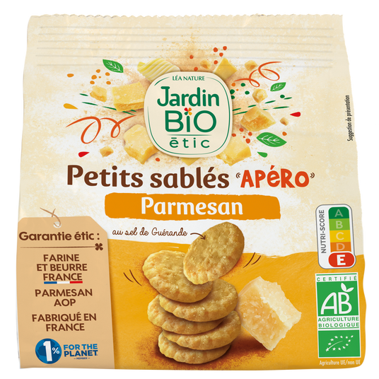 boho cosmetics Petits sablés Apéro Parmesan bio - Jardin BiO étic