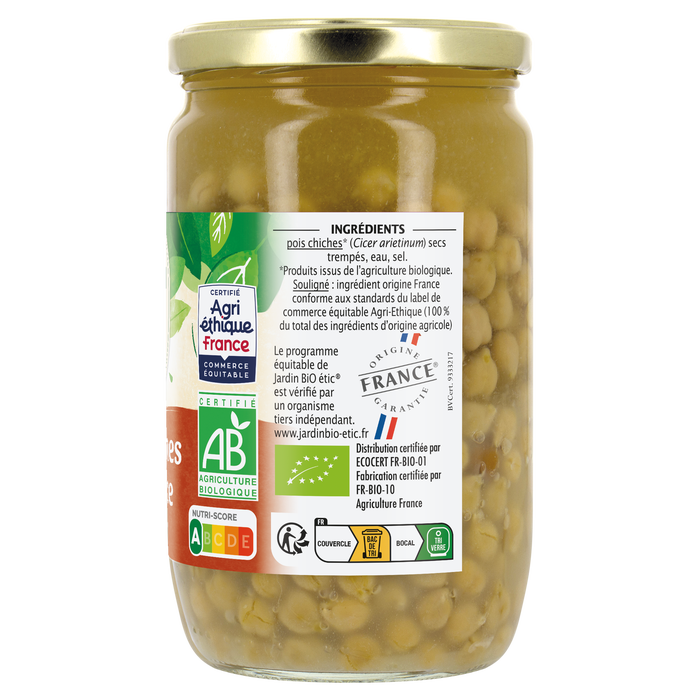 Boho Cosmetics Pois Chiches Au Naturel Bio - Jardin Bio Étic