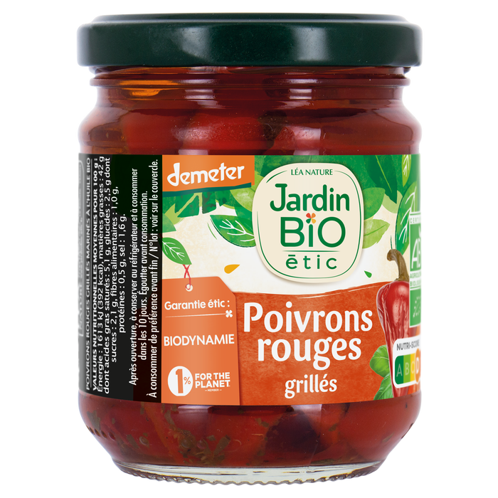 Boho Cosmetics Poivrons Rouges Grillés Bio - Jardin Bio Étic