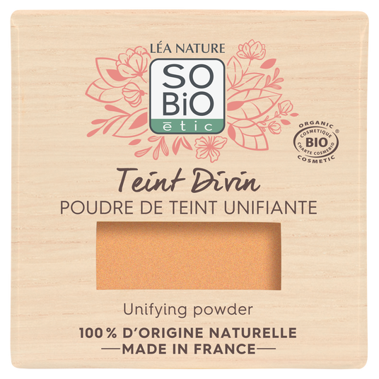 boho cosmetics Poudre de teint unifiante - 25 Beige doré - SO'BiO étic