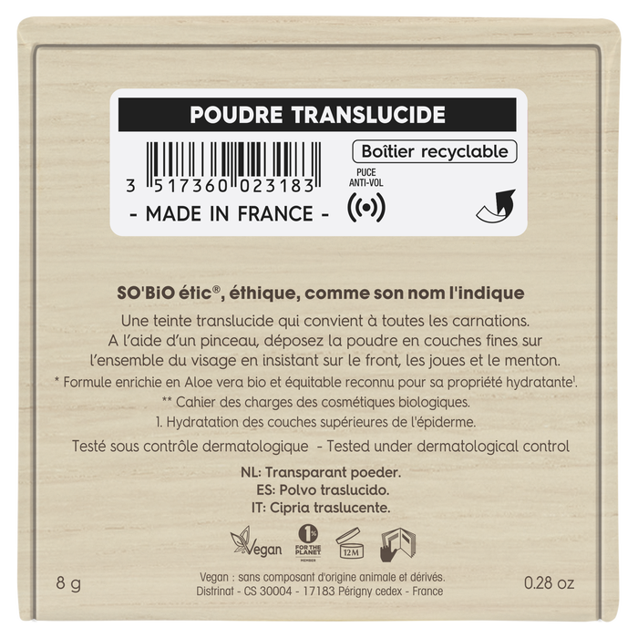 Boho Cosmetics Poudre De Teint Universelle - SO'BiO étic