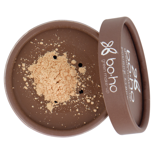 boho cosmetics Poudre libre minérale bio beige clair Boho Green Make-up