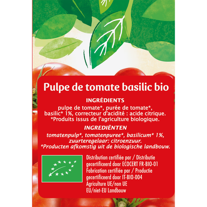 Boho Cosmetics Pulpe De Tomate Au Basilic - Jardin BiO étic