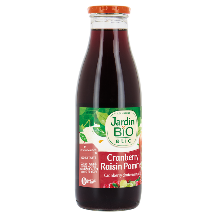Boho Cosmetics Pur Jus Cranberry Raisin Pomme Bio - Jardin Bio Étic