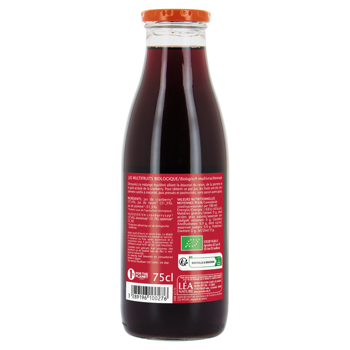 Boho Cosmetics Pur Jus Cranberry Raisin Pomme Bio - Jardin Bio Étic