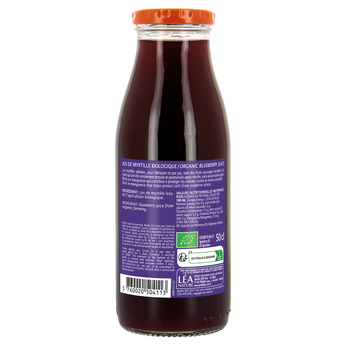 Boho Cosmetics Pur Jus De Myrtille Bio - Jardin Bio Étic