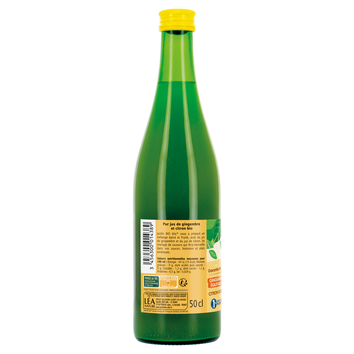 Boho Cosmetics Pur Jus Gingembre Citron - Bio - Jardin Bio Étic
